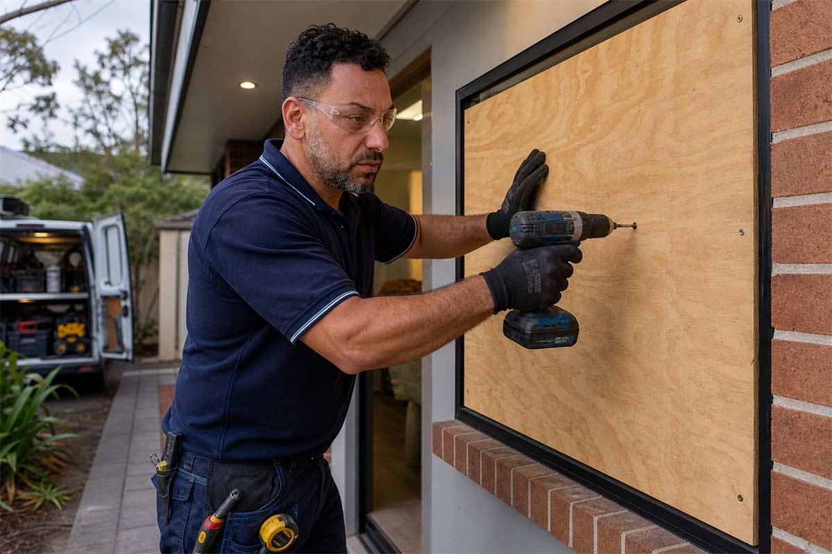 Local Brisbane’s glass replacement Board-Up & Make-Safe Services